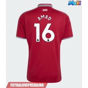 Lacne Muži Futbalové dres Manchester United Amad Diallo #16 2026-27 Krátky Rukáv - Domáci